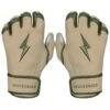 Bruce Bolt Premium Pro Military Series Short Cuff Batting Gloves: Beige