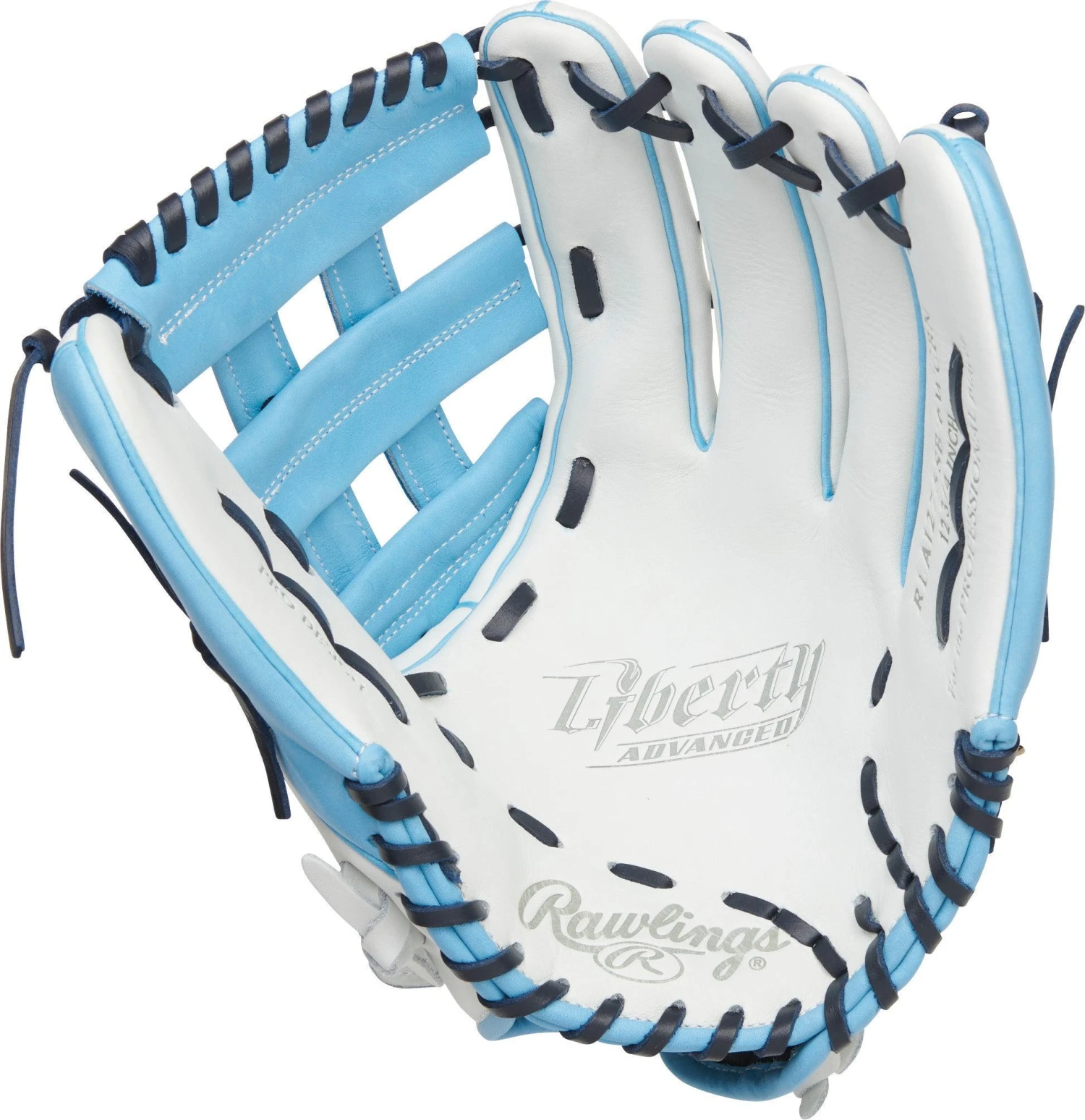 Rawlings Liberty Advanced Color Series 12.75" Fastpitch Glove: RLA1275SB (Multiple Colors) - Image 3